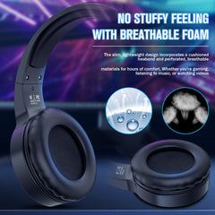 Gaming Headset USB+3.5mm 50mm Sound Unit RGB Light Gaming Headphone with Noise-canceling Mic for PS4 Computer PC