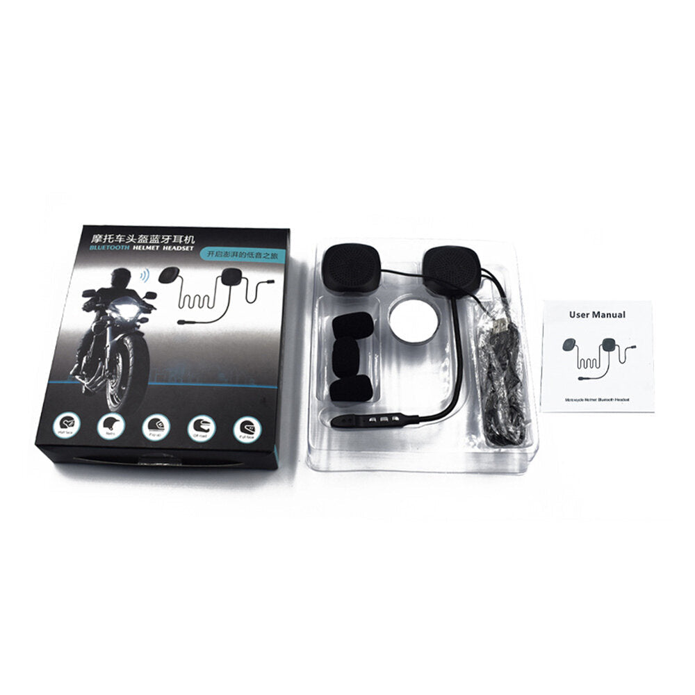 Bluetooth Earphones Motorcycle Helmet Headset Auto Answer Surround Sound Motorcycle Headphones with Microphone