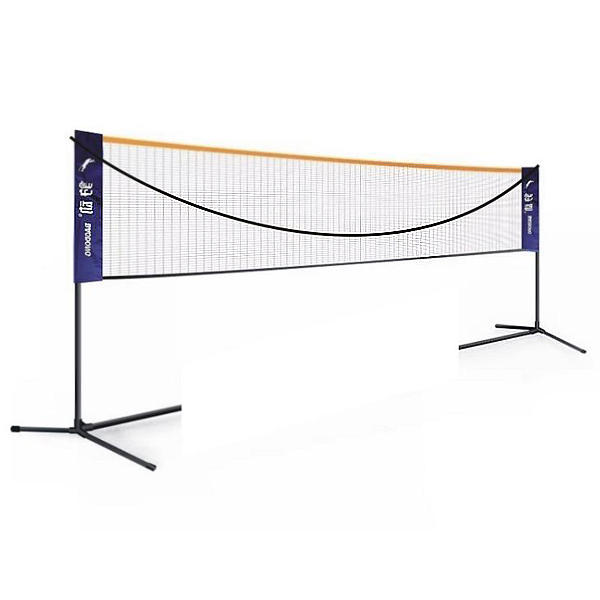 Foldable 6M Badminton Net Outdoor Sport Volleyball Tennis Nets With Frame Stand Adjustable Width Height