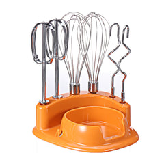 Electric Egg Beater Hand Mixer Stainless Steel Whisk Milk Cake Flour Baking 300W