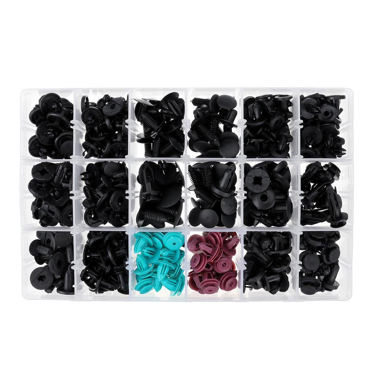 299pcs Plastic Car Push Pin Rivet Trim Fastener Moulding Clips Assortment Kit