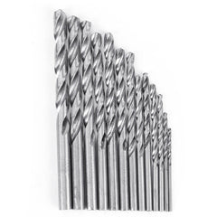 13PCS HSS Fully Ground Straight Shank Twist Drill Bit Set Kit Tool with Metal Case