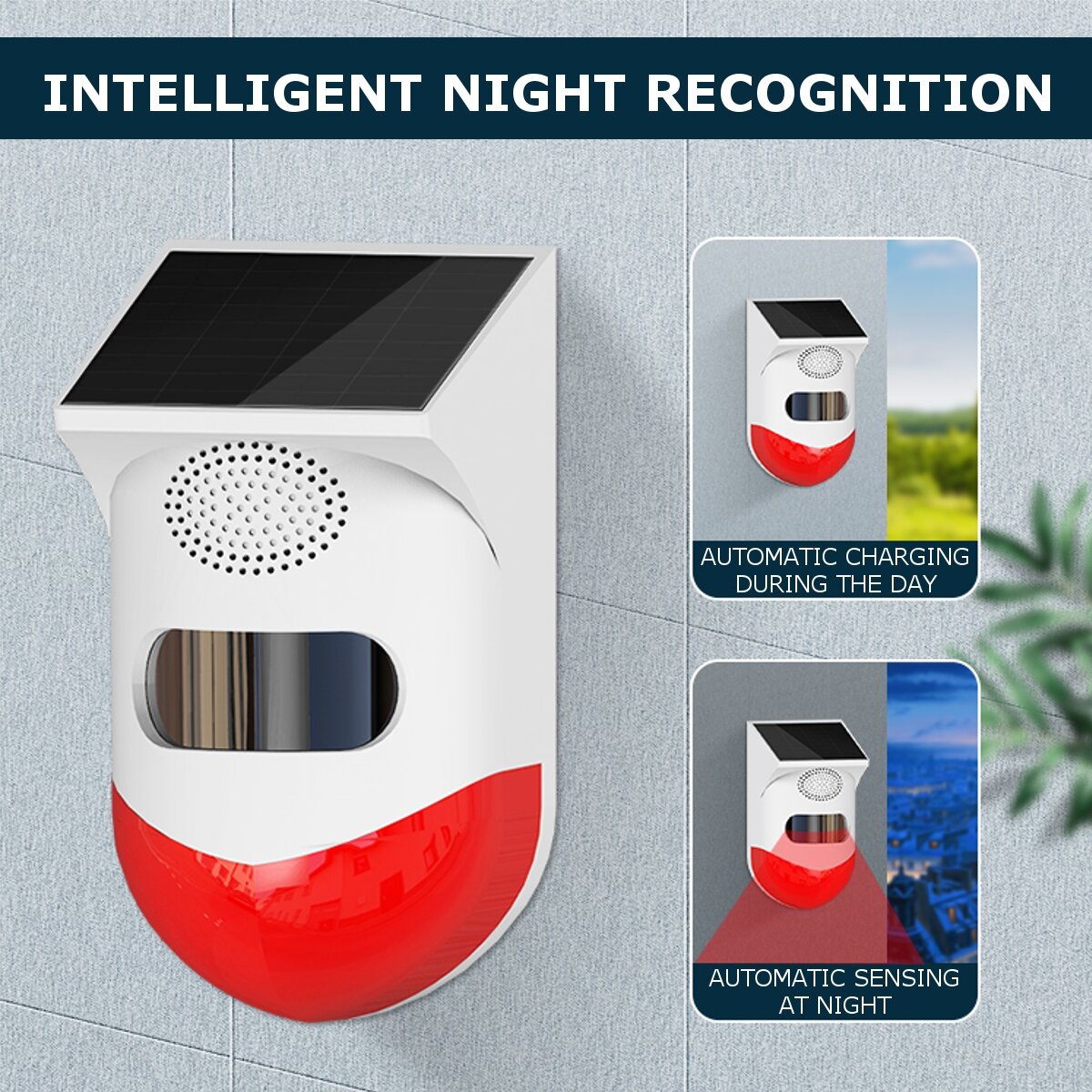 WIFI GSM Wireless Smart Solar Alarm System Door Home Security SIM Card EN RU ES PL DE Switchable Remote Control