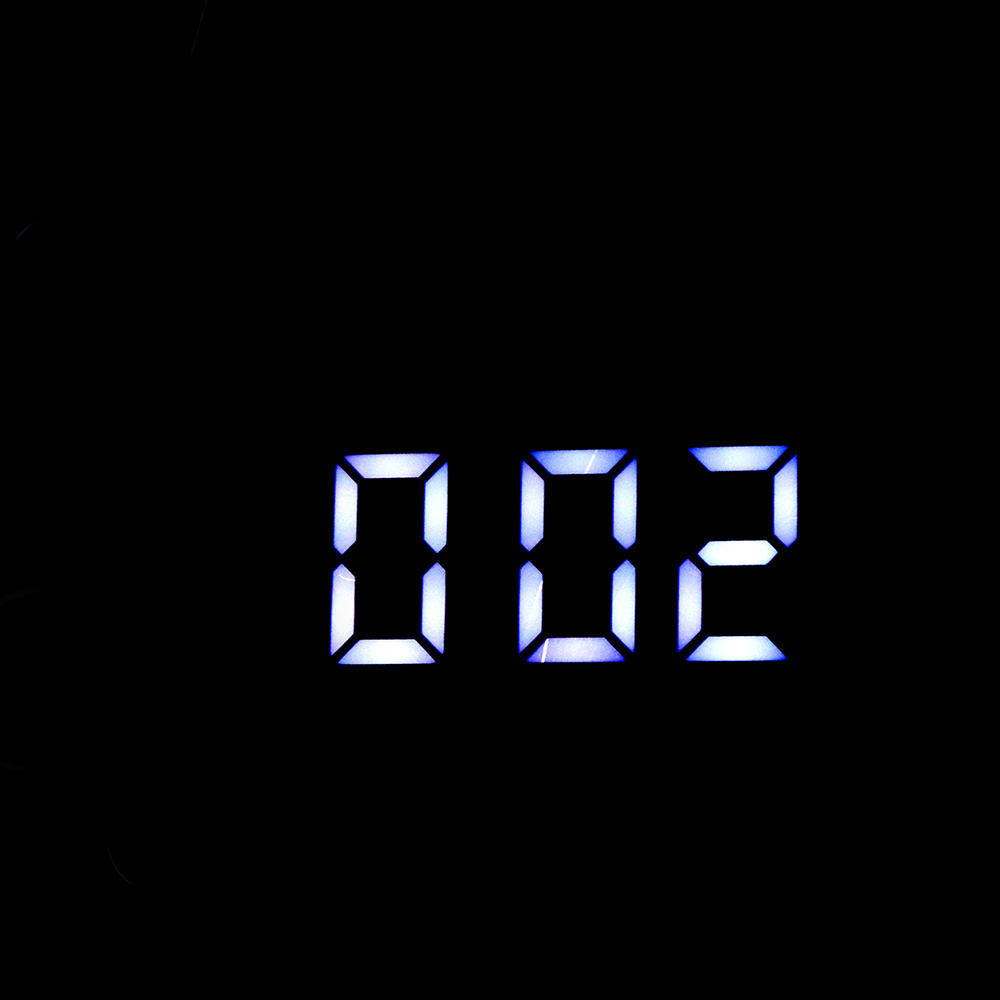 Square HD Mirror Alarm Clock Multifunction Digital Alarm Clock Mute LED Mirror Clock Makeup Mirror