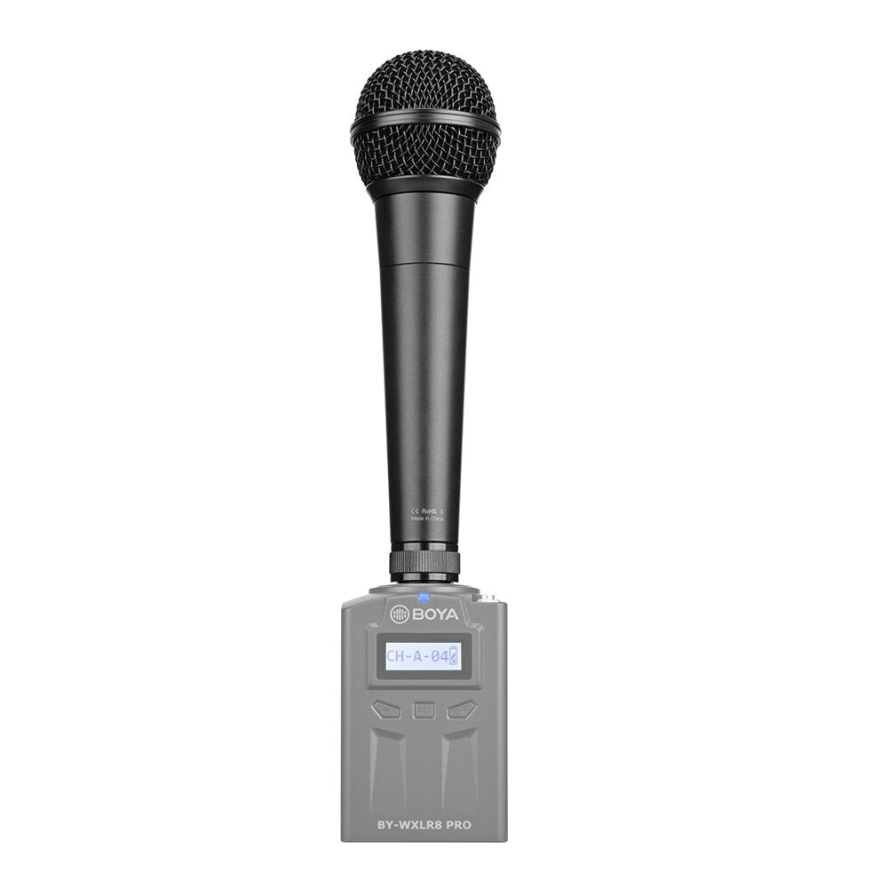 Cardioid Dynamic Vocal Microphone 6.35mm Output for Sperker Amplifier DVD Audio Mixer PC Speech Theater Live Singing Stage