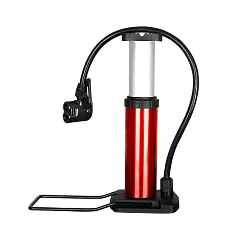 120PSI Cycling Bicycle Foot Activated Pump Aluminum Alloy Mini Mountain Road Bike Pump