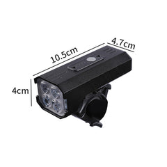 4 T6 LED Bike Front Light USB Rechargeable Aluminum Alloy 7 Modes Bike Headlight For Mountain Road Bike