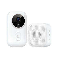 Smart AI Face Identification 720P Video Doorbell Set with Doorbell Receiver 4 LED IR Night Vision Motion-Detection Doorbell SMS Intercom