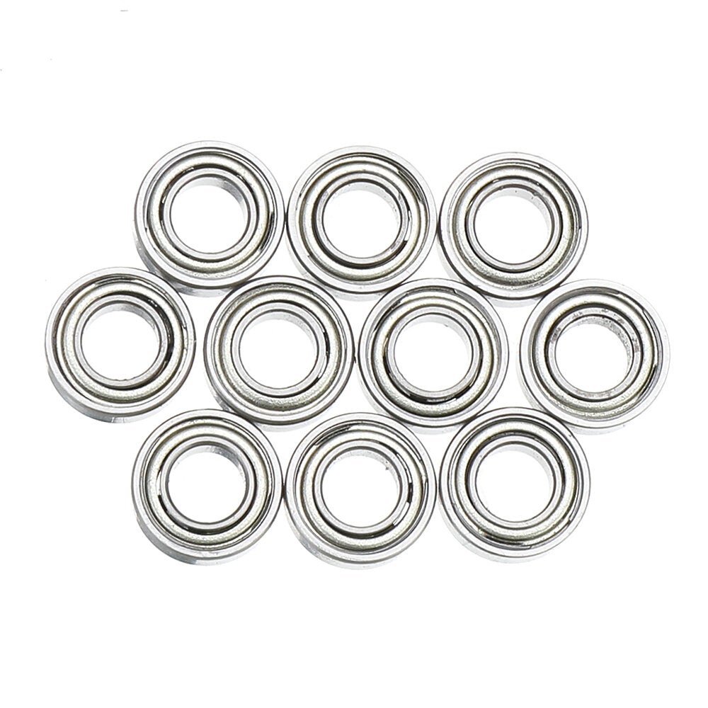 50Pcs 5x10x4mm Metal Sealed Shielded Deep Groove Ball Bearing