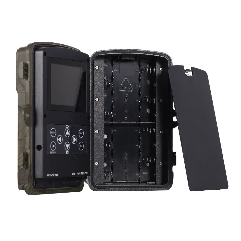 Hunting Camera Trail Camera Waterproof IP66 HD 4K Infrared Heat Sensing Night Vision Support WIFI APP for Wildlife Outdoor Photography Monitoring