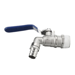 2'' Brass Tank Drain Adapter to 3/4'' Garden Tap Hose Barb Coupler Coarse Thread Outlet Connector Valve Fitting Parts for Home