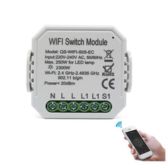 Smart WIFI Power Monitor Interrupter Mobile Phone Remote Control Timing Control Support Alexa