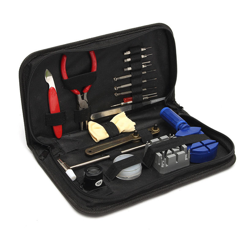 19 Quantity Watch Band Case Remover Opener Holder Wrench Screwdriver Watch Repair Tool Kit