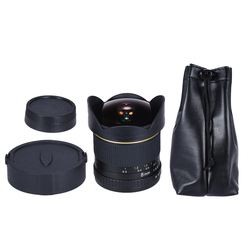 8mm F/3.0 Manual Ultra Wide Angle Fisheye Lens for Canon for Nikon DSLR Camera
