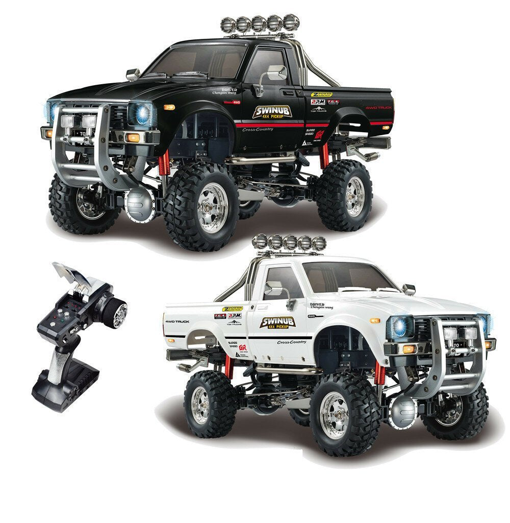 2.4G 4WD RC Car Pickup Truck Rock Crawler without Battery Charger Model
