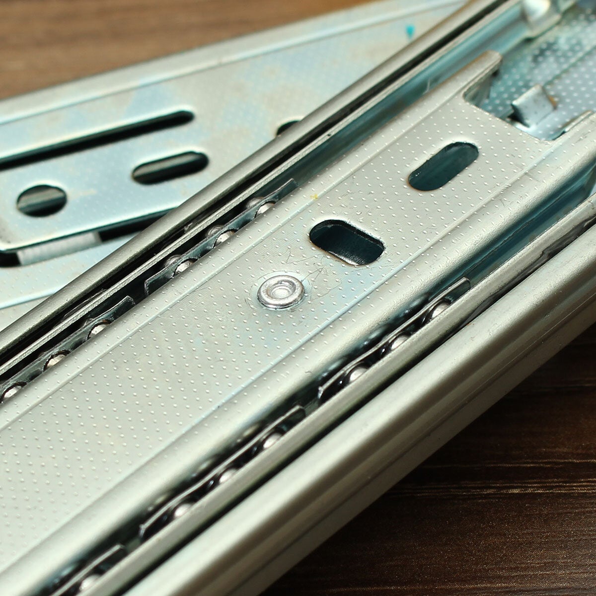 200mm Long 45mm Wide Ball Bearing Slide Rail Cabinet Drawer Runners