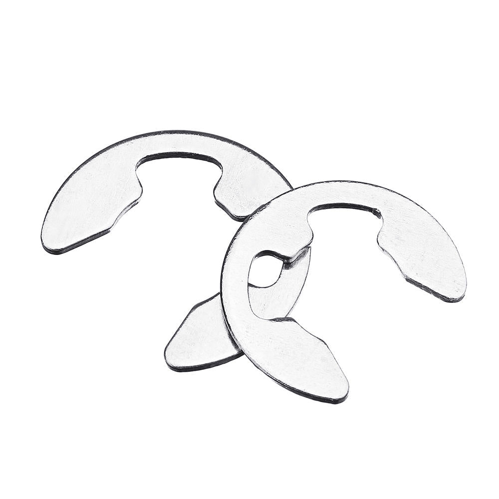 Stainless Steel E-Clip External Retaining Snap Ring 1.5-10mm Assortment Set 120Pcs