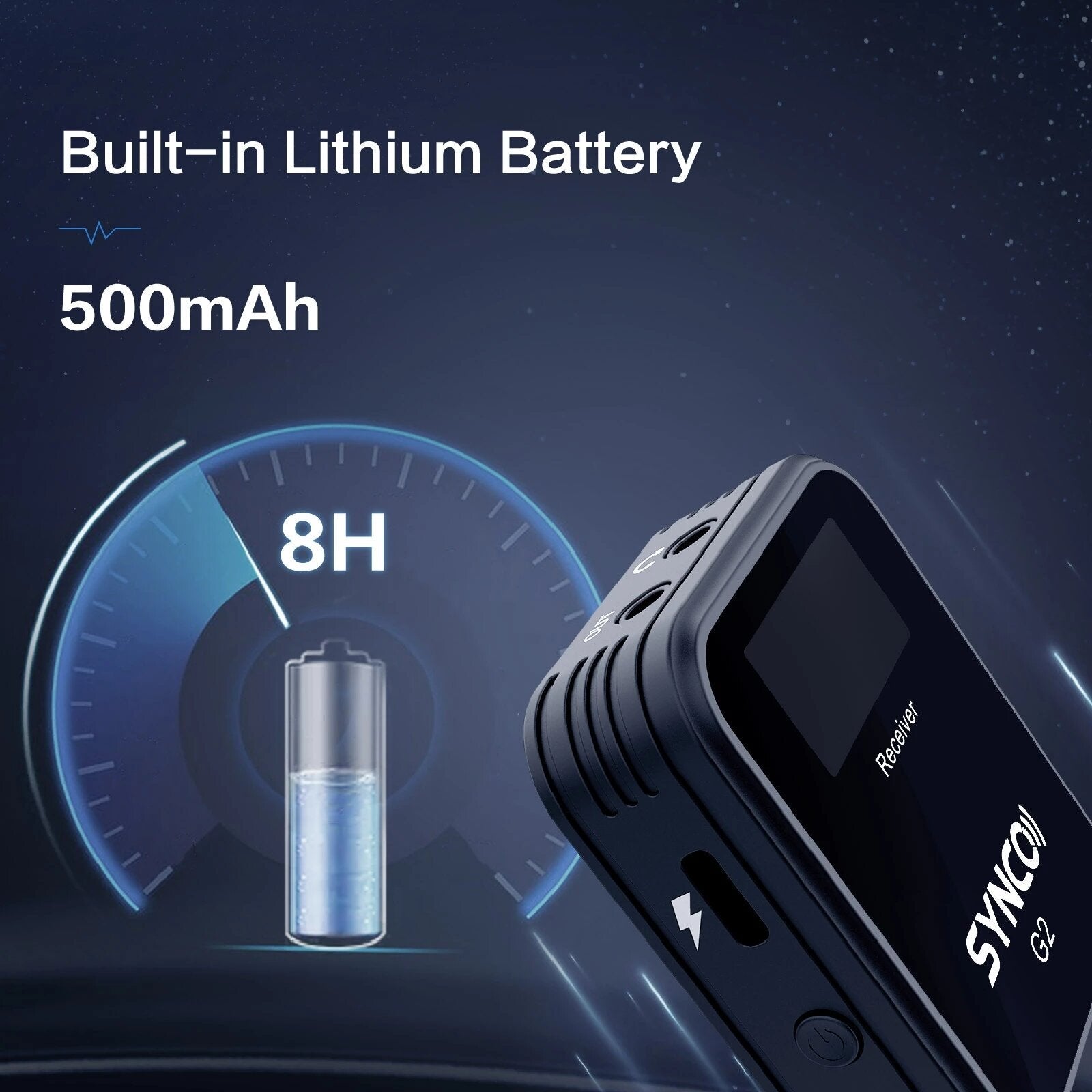 Microphone G2A1 G2A2 Wireless Lavalier Mic System for Smartphone DSLR Camera Realtime Monitoring 70M Transmission