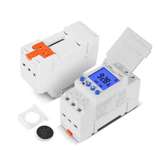 LCD Backlight Display TM928 Rail Timer 1 Second Min Interval 7 Days Programmable Rail Timer,85-265V 16A/30A