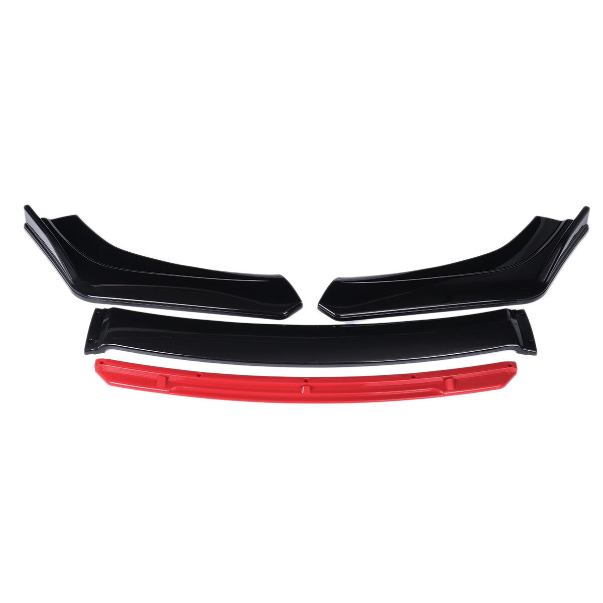 4PCS Front Lip Chin Bumper Spoilers Lower Splitters Body Kits For Car Universal