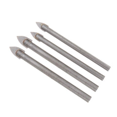 4Pcs 6/8mm Alloy Steel Triangle Drill Bits for Ceramic Wall Concrete Hole Opener