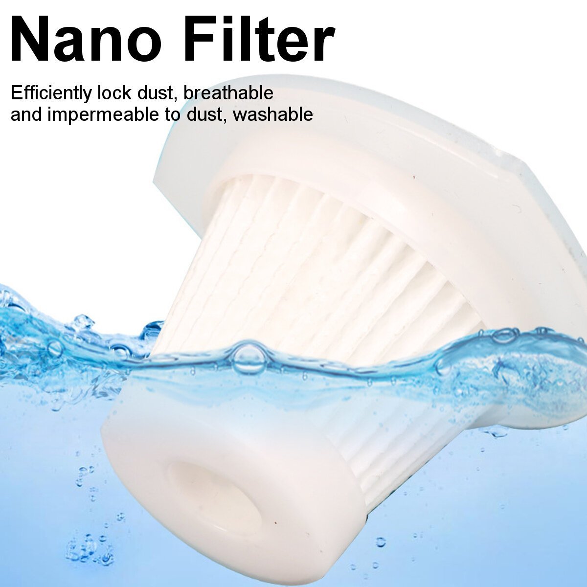 Handheld Car Vacuum Cleaner 120W 8000Pa Wet Dry Dual Use Lightweight Duster for Home Low Noise