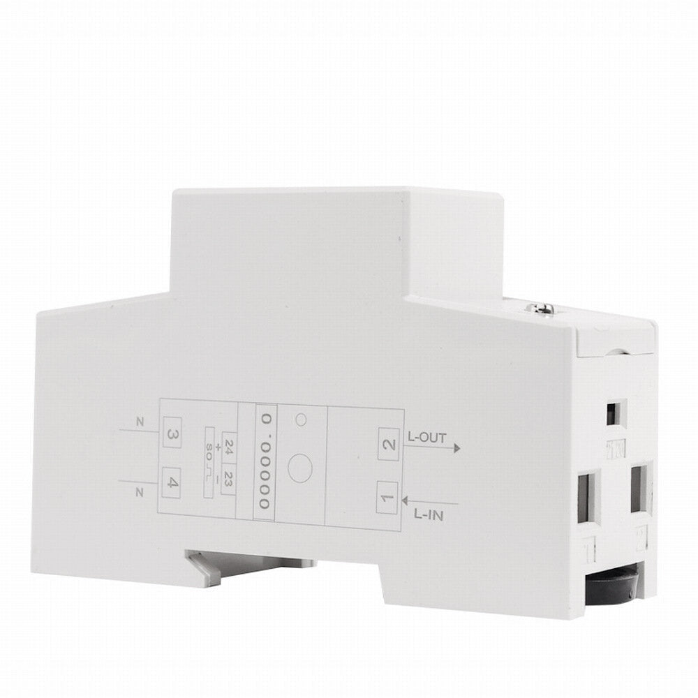 Reset and Reset Backlight Display Single-phase Household Rail Multi-function Energy 230V Meter