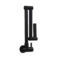 Folding Kitchen Sink Faucet Rotating Extension Single Cold Tap Wall Mounted
