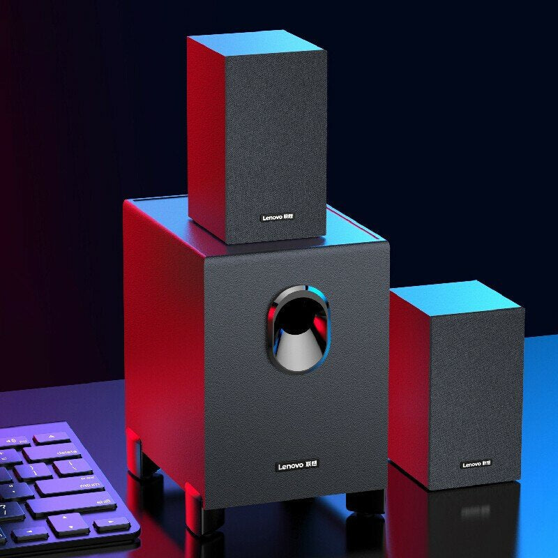 Plus Satellite Speaker Audio Computer Speaker 2.1 Multimedia Audio Wooden Subwoofer Full-range Speaker Professional Tuning Technology