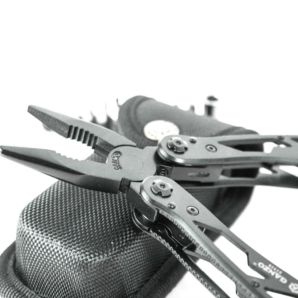 24-in-1 EDC Knife Multi-tools Set Folding Pliers Knife Pocket Plier Crimper Wire Cutter For Fishing Camping Survival