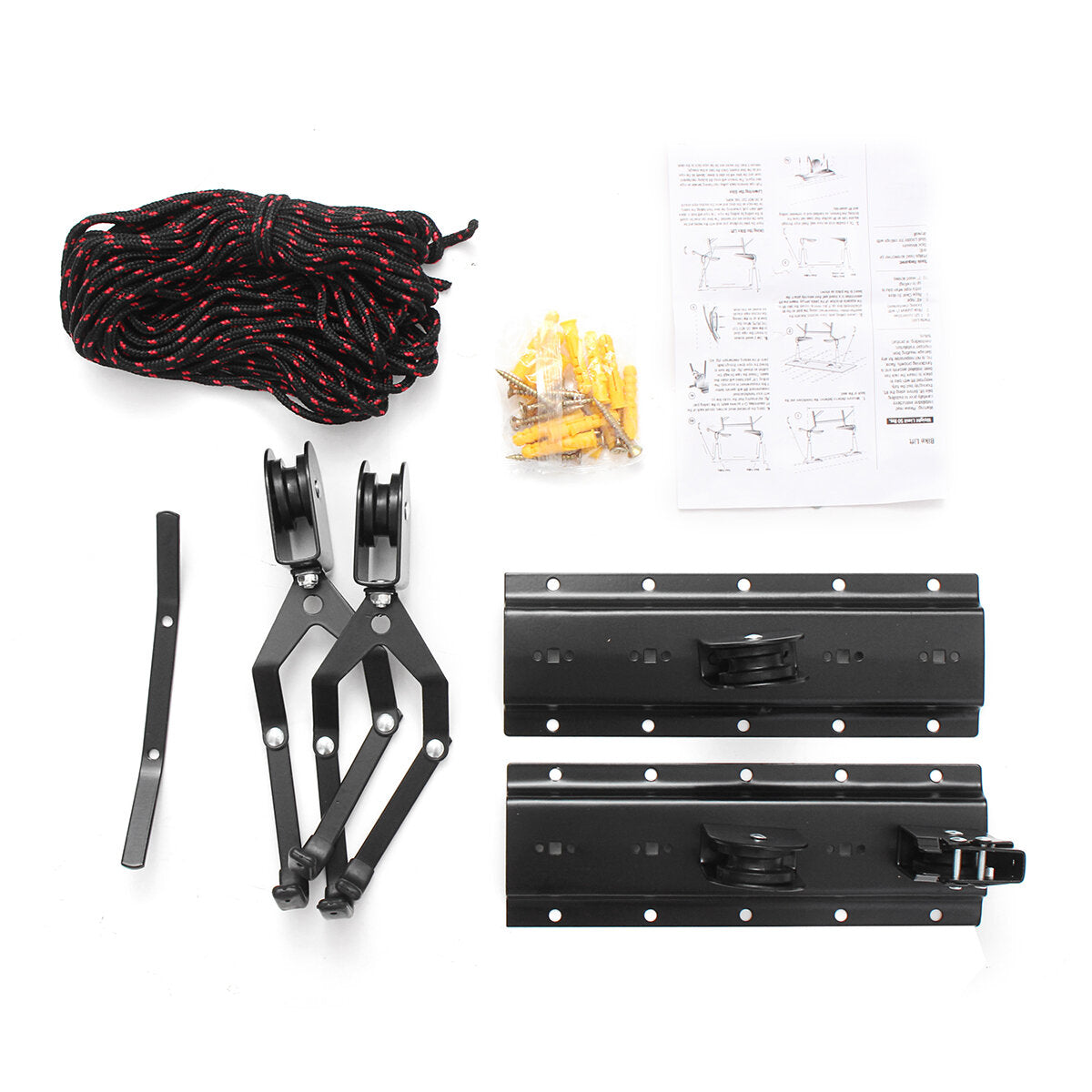 25/50/60kg Hanger Hoist Lift Pulley System Crane for Bicycle/Rubber Boat/Kayak/Surfboard/Canoe