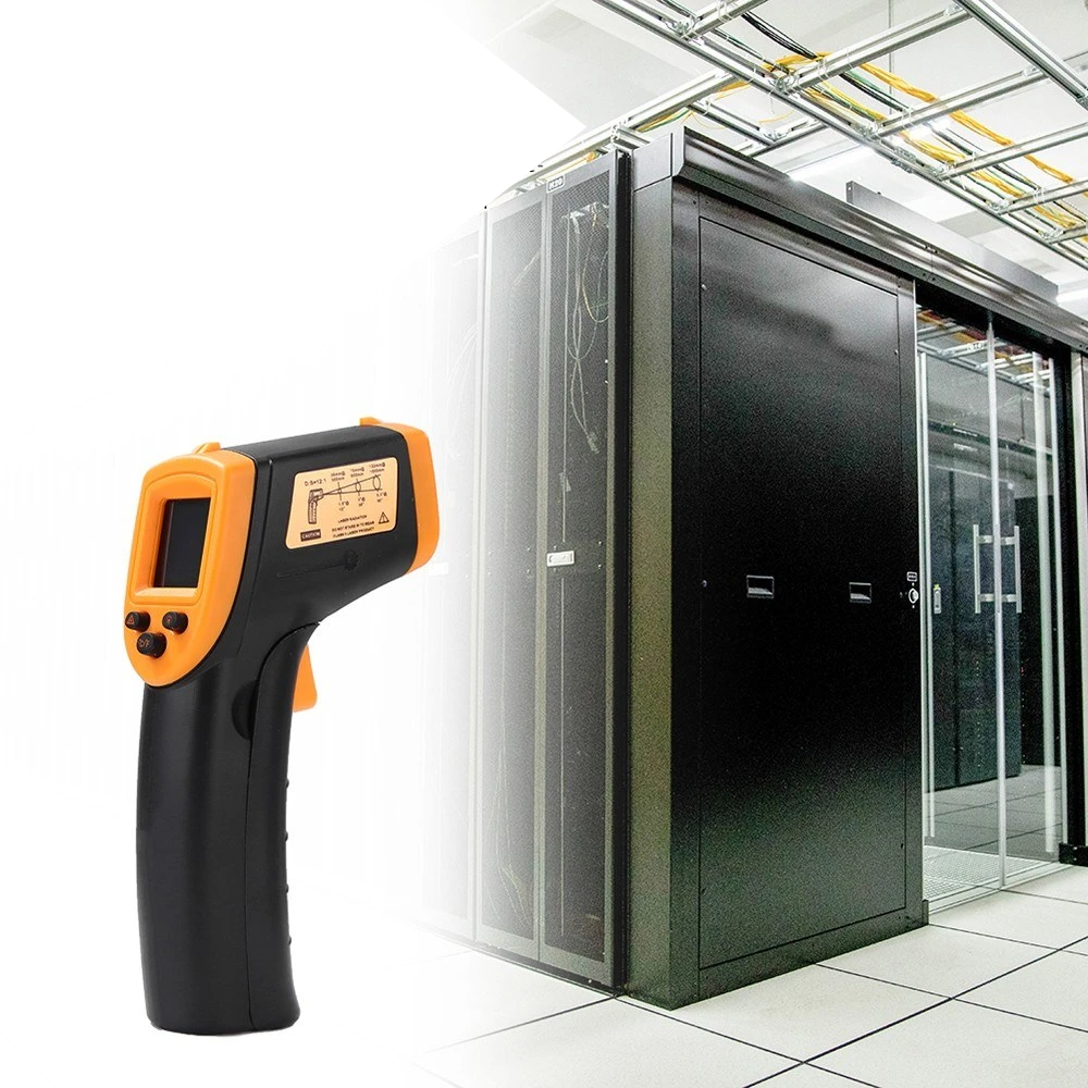 Handheld Non-Contact Infrared Thermometer LCD Display Temperature Meter, Digital IR Industrial Laser Pyrometer
