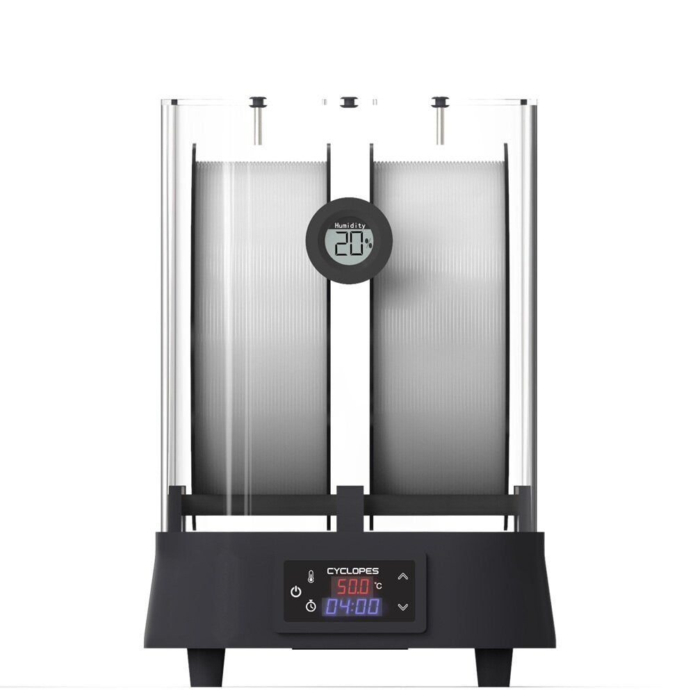 Filament Dryer Extra Large 3D Filament Drying Box High Temperature Humidity Monitoring