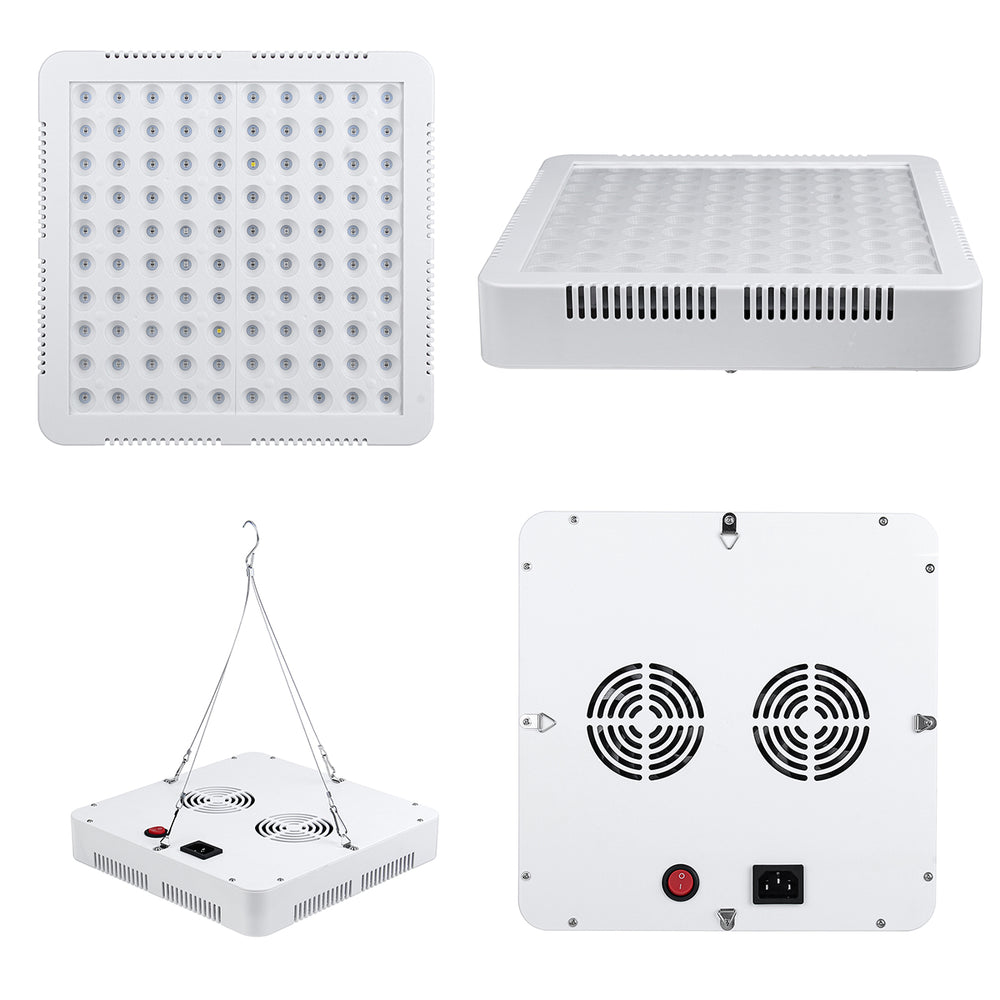 Full Spectrum LED Grow Light Growing Lamp For Hydroponic Plant + 2 Fan New
