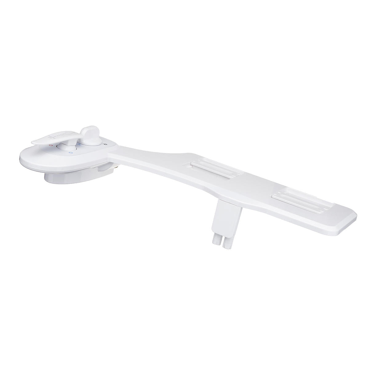 Dual Cold Hot Water Nozzle Spray Non-Electric Bidet Bathroom Toilet Seat Cleaning Device