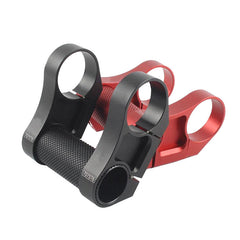 Folding Bike CNC Lightweight 7075 T6 Aluminum Double Stem BMX T-head Tube Adapter 25.4mm 31.8mm