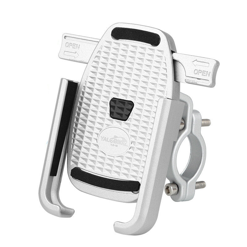 360 Rotatable One-key Lock Bicycle Mobile Phone Holder Aluminum Alloy Electric Bike Phone Holder Motorcycle GPS Holder