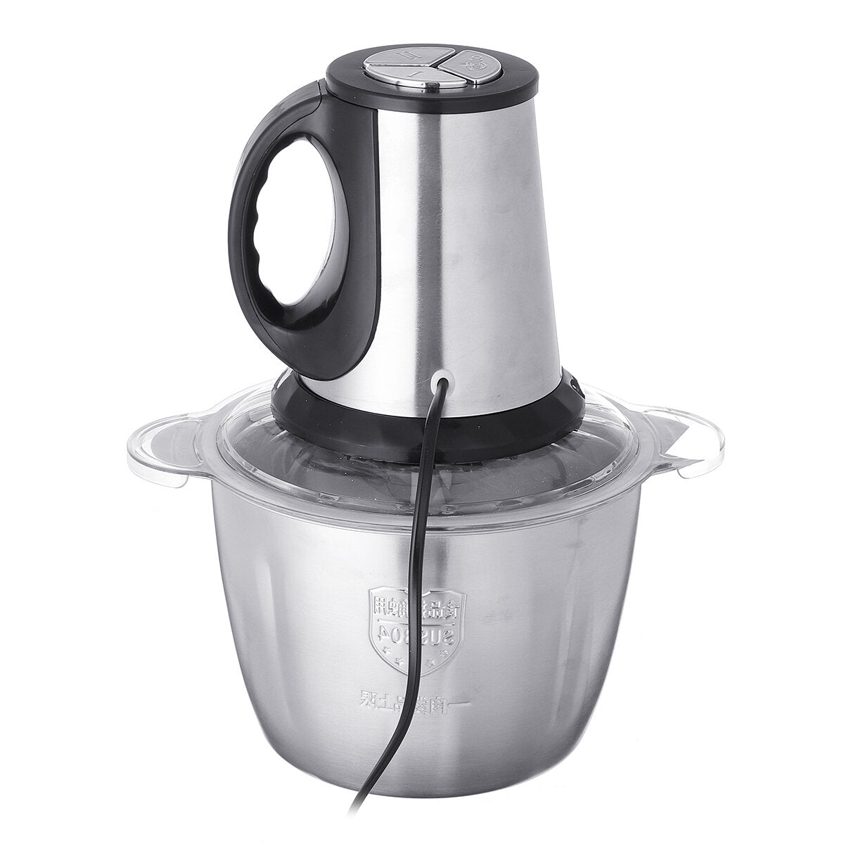 Electric Meat Grinder Food Processor Chopper Blender Slicer 3 Gears 3L 220V