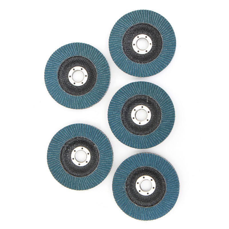 10pcs 125mm 40-120 Grit Metal Sanding Flap Discs Angle Grinder Wheels Abrasive Tool