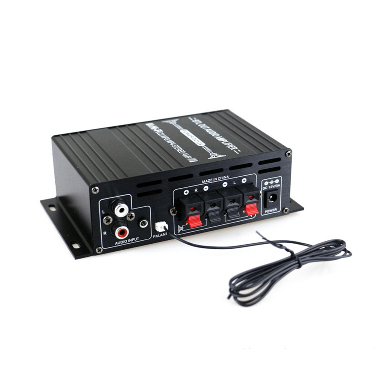 12V 40W+40W Bluetooth Car Home 12V/220V Power Amplifier Hi-Fi Audio Stereo Amp