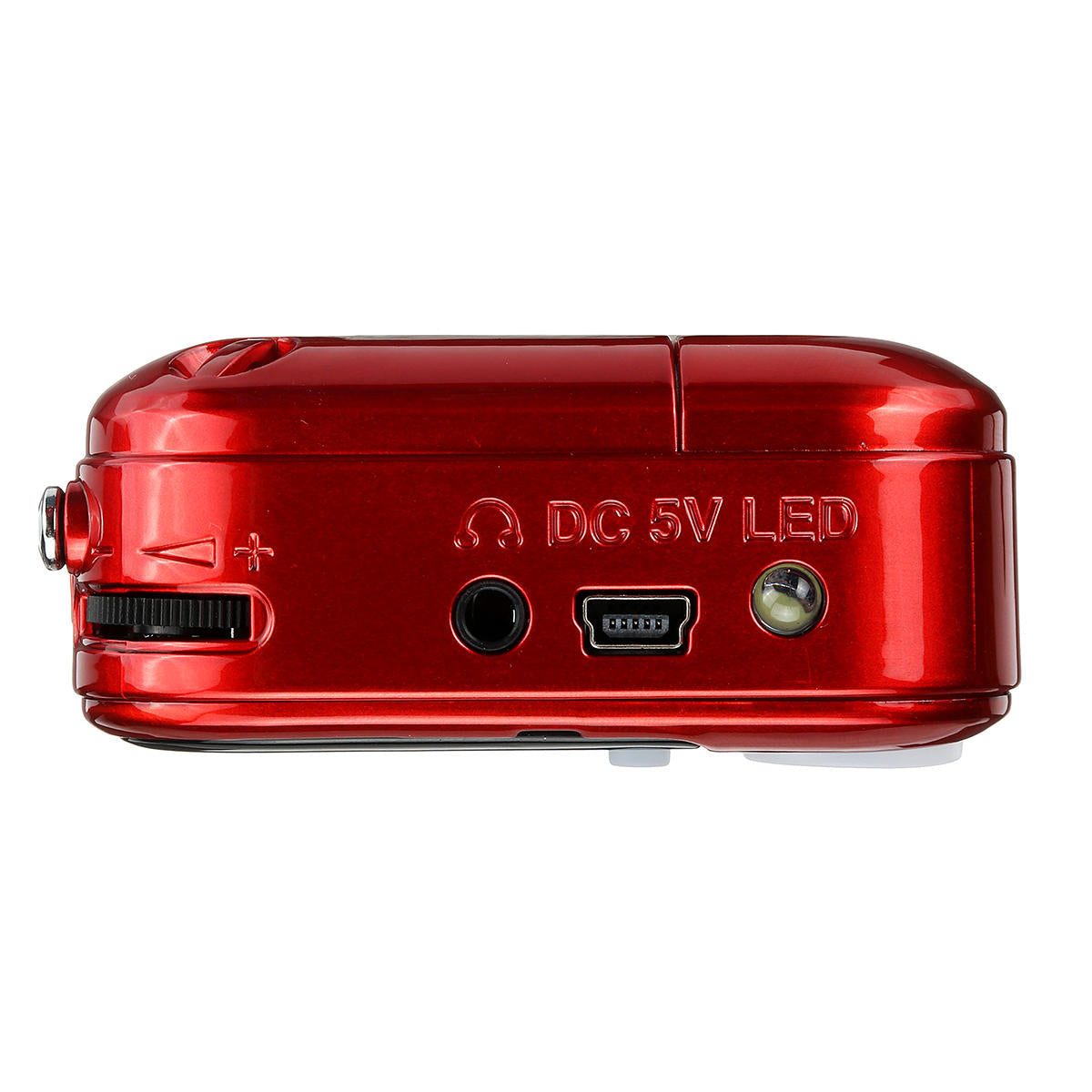 Portable Digital Display FM Radio TF Card USB MP3 Music Player Clock Alarm Speaker