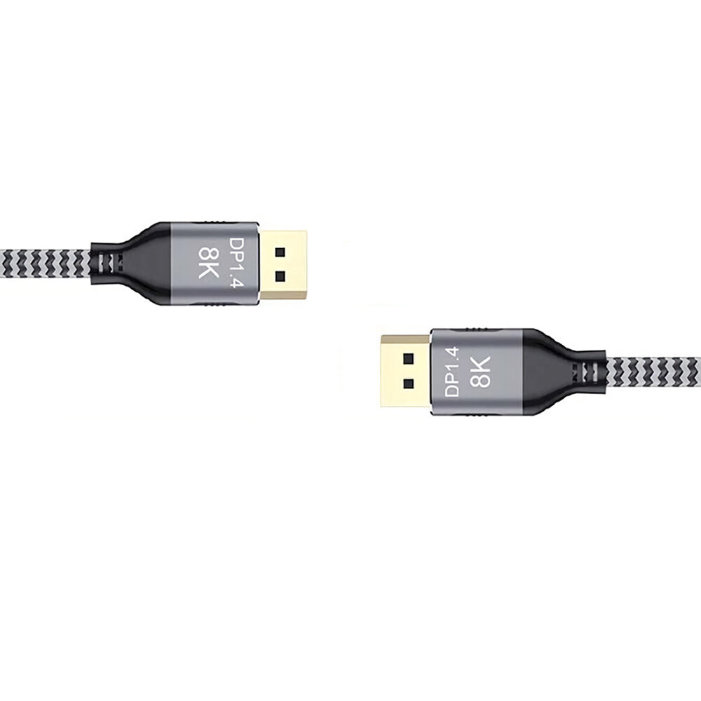 5m DP 1.4 HD PC Notebook Adapter Cable Connectors 1m 2m 3m Flat Head Monitor Cable 8K@60Hz Game for Computer TV Projector