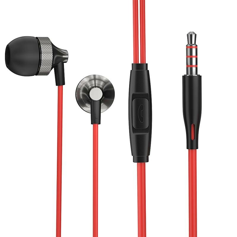 Jack Earbuds Stereo Earbuds Wired Control 3.5mm In-ear Headset Headphone with Mic for iPhone Laptop Computer