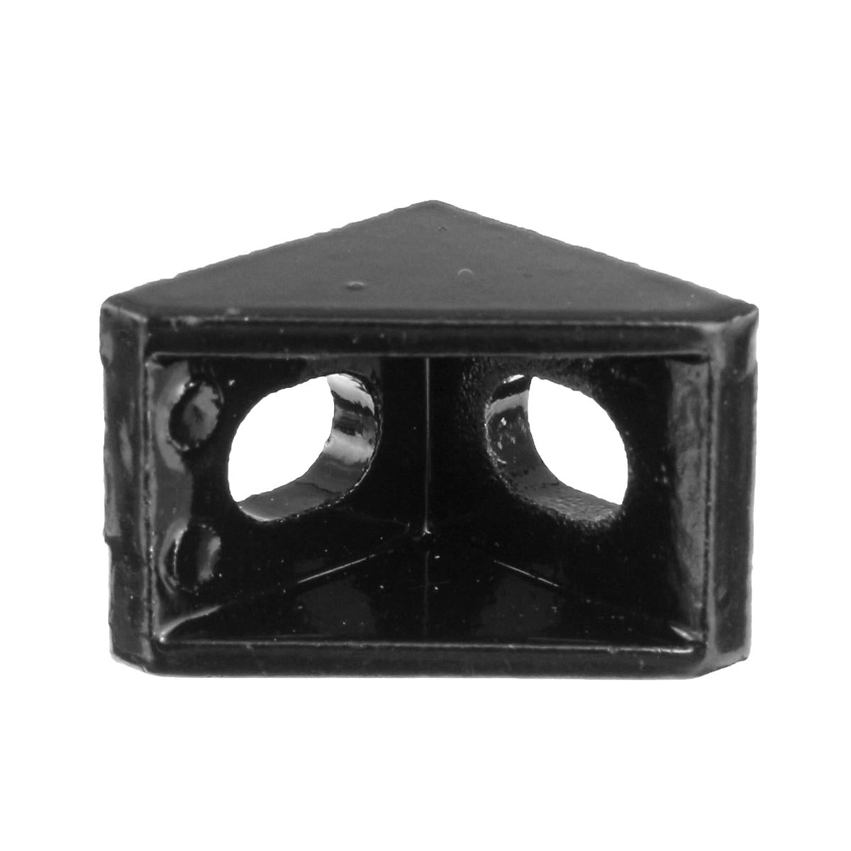 10Pcs 2020 Black Aluminium Angle Corner Joint 2020 Series Aluminum Extrusion 20x20mm Right Angle Bracket Furniture Fittings