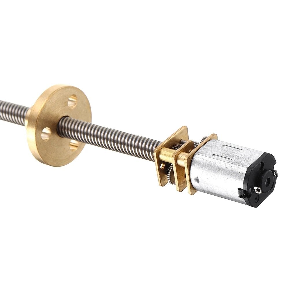 DC 12V 60/100/200/300/400RPM N20 Deceleration Gear Motor with T-type Quick Thread Output Shaft