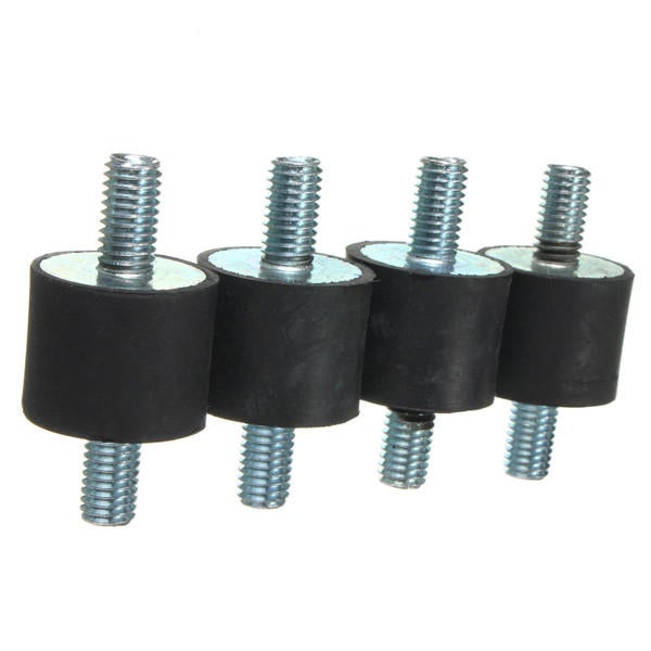 4pcs M10 40x30mm Rubber Shock Absorber Vibration Mounts