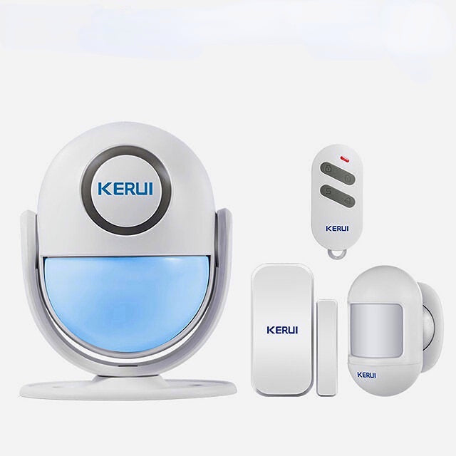 Smart Home Security WIFI Alarm System 120dB PIR Detector Door/Window Sensor Wireless App Burglar Works with Alexa