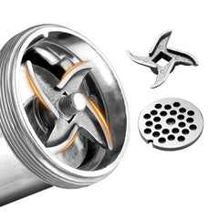 Meat Grinder Sausage Filler Stainless Steel Manual Filling Machine for Pork Beef Fish Chicken Rack Pepper