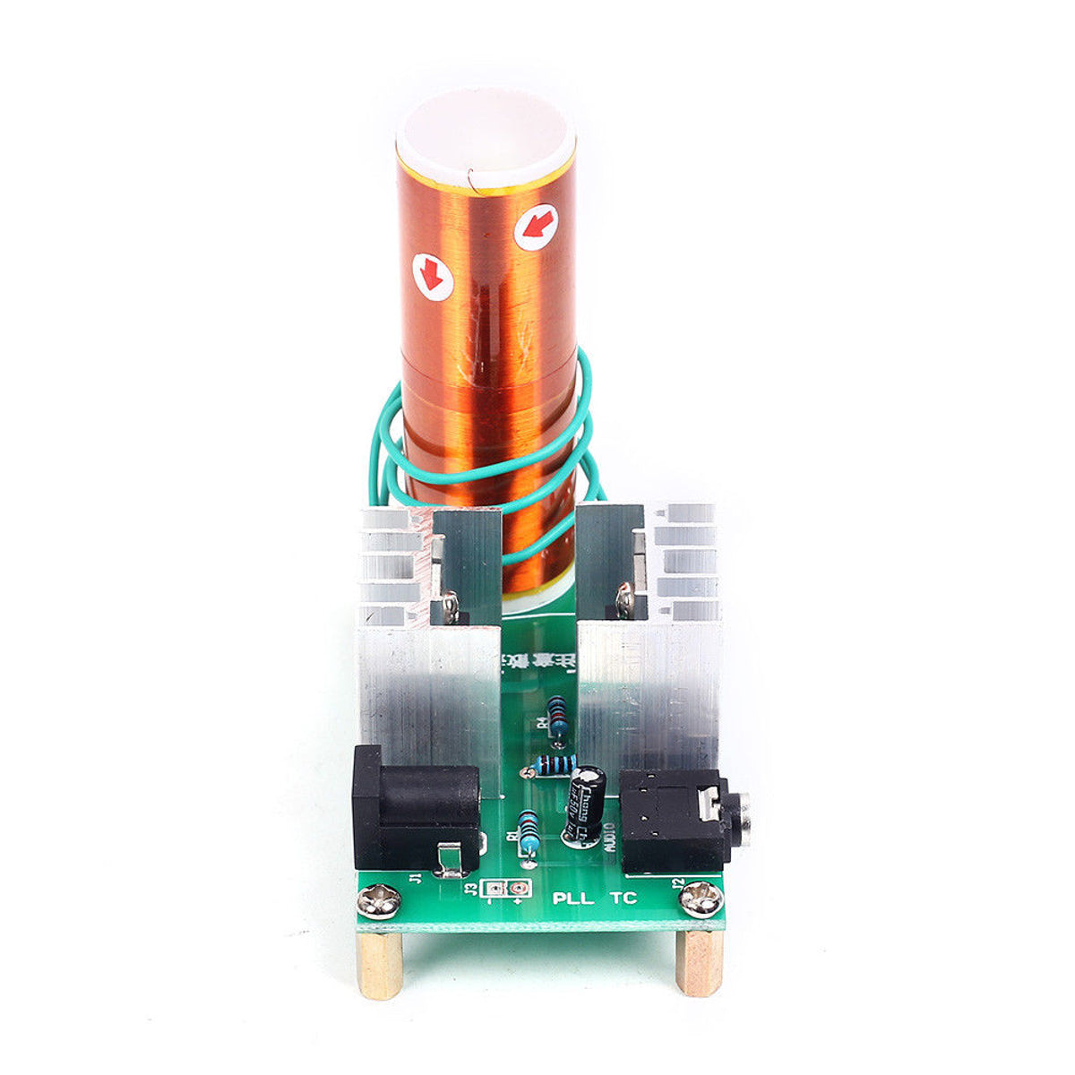 DIY Mini Tesla Coil Module Unassembled 15W DC 15-24V 2A Plasma Speaker Electronic Kit