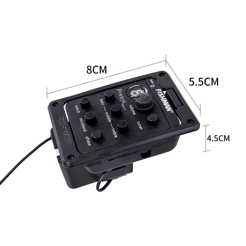 Mic Blend Dual Model Preamp EQ Tuner Piezo Pickup Beat